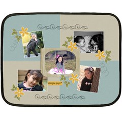 Mini Fleece Blanket: Simple Joys (4 styles) - Fleece Blanket (Mini) Mini Fleece Blanket: Simple Joys (4 styles) - Fleece Blanket (Mini)