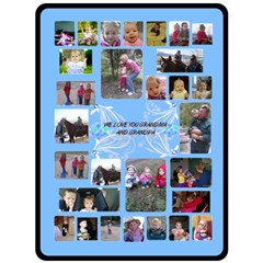 grandma blanket - Fleece Blanket (Large)