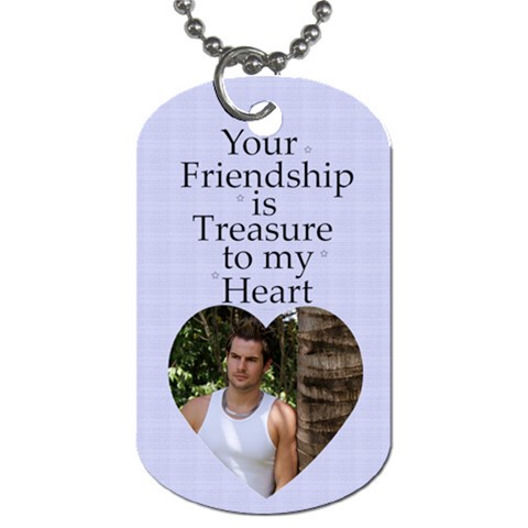 Friendship Dog Tag (2 Sided) By Deborah Front