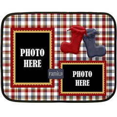 Lone Star Holidays 2 Sided Blanket 1 - Two Sides Fleece Blanket (Mini)