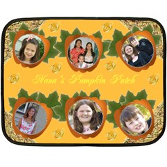 Gramma s pumpkin patch - Fleece Blanket (Mini)