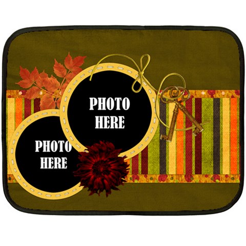 Autumn s Glory 2 Sided Blanket 1 By Lisa Minor 35 x27  Blanket Front