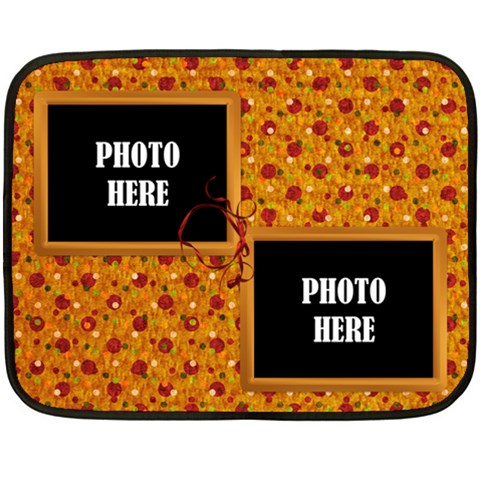 Autumn s Glory 2 Sided Blanket 1 By Lisa Minor 35 x27  Blanket Back