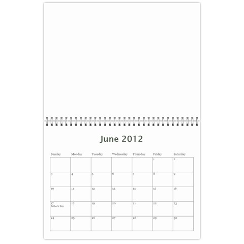 2012 Calendar By Monica Jun 2012