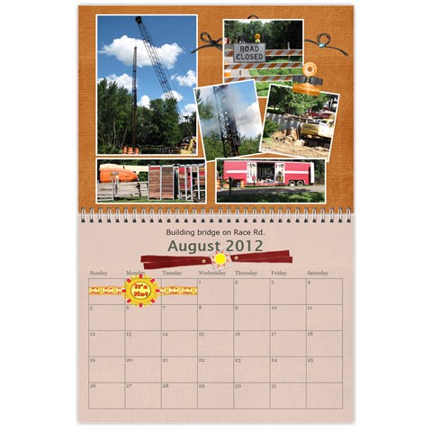 Kathy s 2012 Calender By Linda Ward Aug 2012
