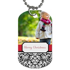 xmas - Dog Tag (One Side)