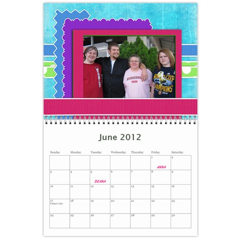 Edited Calendar For Mom By Julie Severin Jun 2012