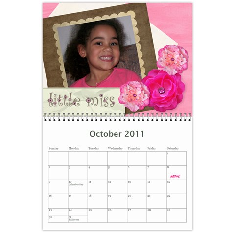 Edited Calendar For Mom By Julie Severin Oct 2011