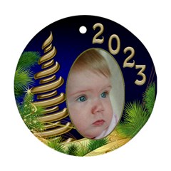 Christmas Round ornament 1 (2 sided) - Round Ornament (Two Sides)