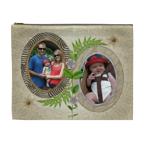 Natural Design Xl Cosmetic Bag By Lil Front