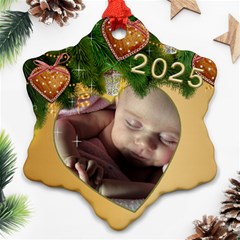 2025 Snowflake Ornament (2 sided) - Snowflake Ornament (Two Sides)