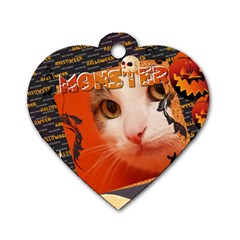 halloween - Dog Tag Heart (One Side)