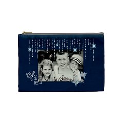 Blue Love  - Cosmetic Bag (Medium)