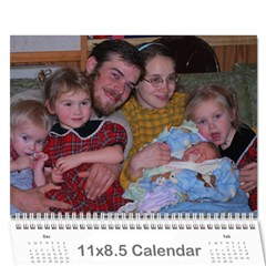 calender expirment - Wall Calendar 11  x 8.5  (18 Months)