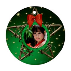 My Star Round Ornament (2 sided) - Round Ornament (Two Sides)