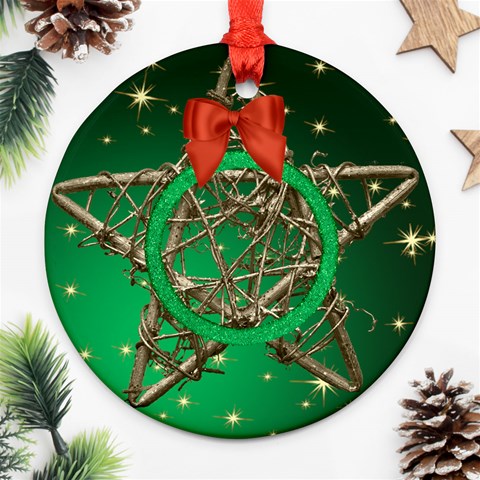 My Star Round Ornament (2 Sided) By Deborah Back
