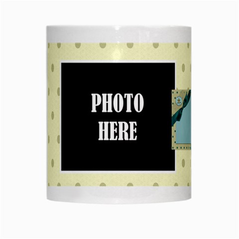 Covered In Teal Mug 1 By Lisa Minor Center