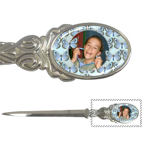 Blue Butterfly Letter Opener By Kim Blair Front