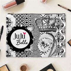 black and white - Cosmetic Bag (XL)