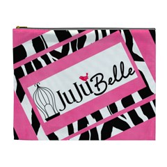 pink zebra - Cosmetic Bag (XL)