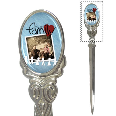 We Are Family Letter Opener By Amanda Bunn Front