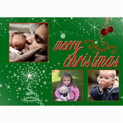 Christmas 2011 5x7 Photo Cards (x10)  - 5  x 7  Photo Cards