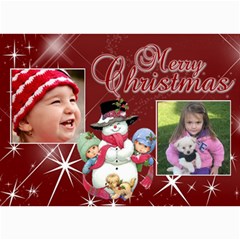 Christmas 2011 5x7 Photo Cards (x10)  - 5  x 7  Photo Cards