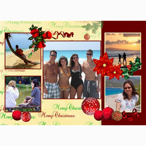 Christmas 2011 5x7 Photo Cards (x10)  By Picklestar Scraps 7 x5  Photo Card - 4