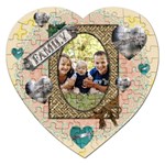 Family Heart Puzzle - Jigsaw Puzzle (Heart)