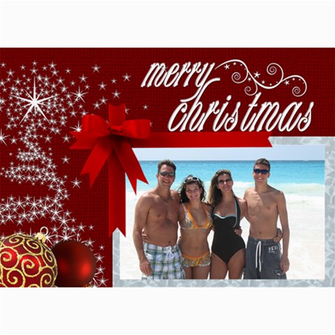 Christmas 2011 5x7 Photo Cards (x10)  By Picklestar Scraps 7 x5  Photo Card - 10