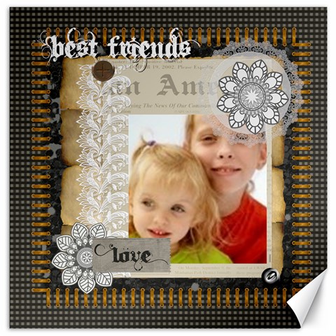 Friendship By Joely 19 x19.27  Canvas - 1