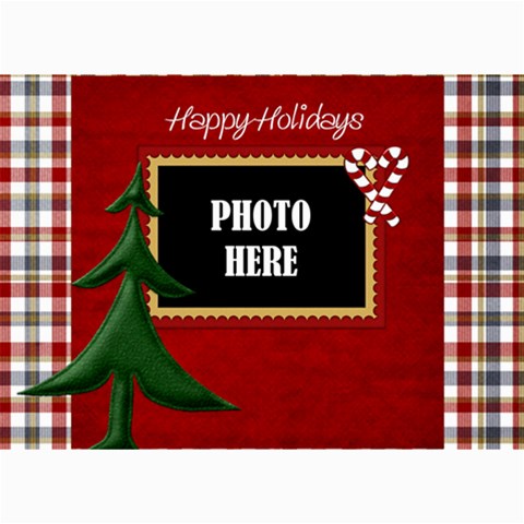 Lone Star Holidays Card 1 By Lisa Minor 7 x5  Photo Card - 2
