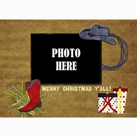 Lone Star Holidays Card 2 By Lisa Minor 7 x5  Photo Card - 1