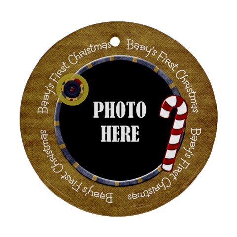 Baby s First Christmas Ornament By Lisa Minor Front