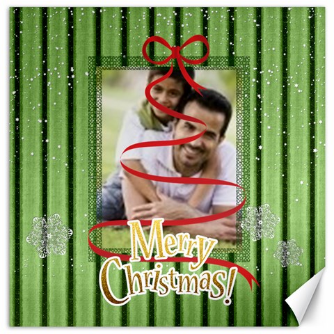 Merry Christmas By Joely 15.2 x15.41  Canvas - 1