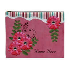 XL Cosmetic Case: Big Flowers7 (7 styles) - Cosmetic Bag (XL)