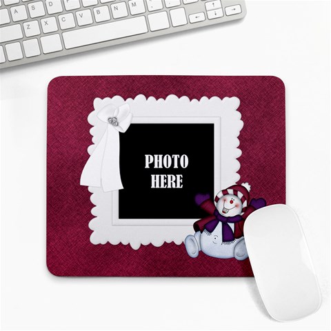 Five Little Snowmen Mouse Pad 1 By Lisa Minor Front