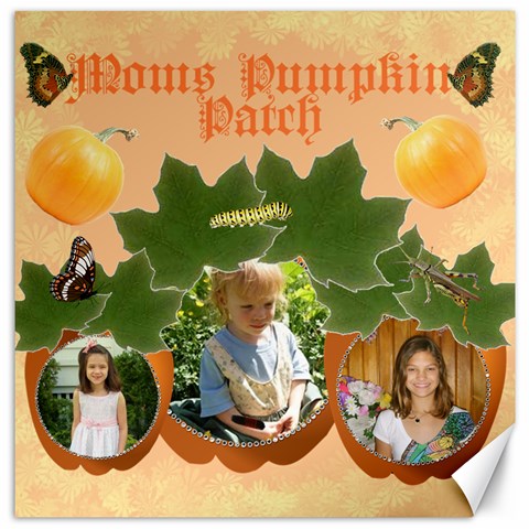 Pumpkin Patch 12x12 Canvas By Kim Blair 11.4 x11.56  Canvas - 1