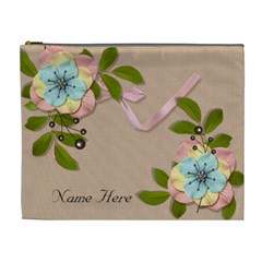 XL Cosmetic Case: Big Flowers10 (7 styles) - Cosmetic Bag (XL)