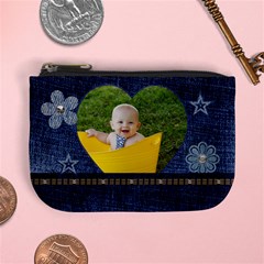 Dark Denim Mini Coin Purse