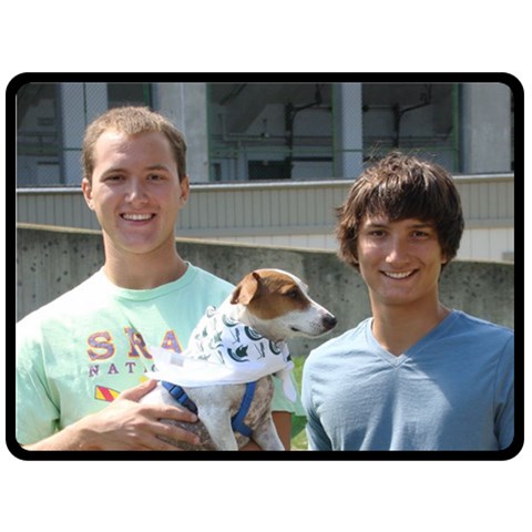 The Boys By Debbie Mirallegro 80 x60  Blanket Front