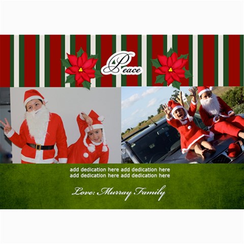 5x7 Photo Card: Peace By Jennyl 7 x5  Photo Card - 2