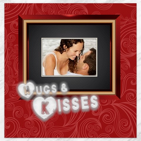 Love Of Kiss By Wood Johnson 15.2 x15.41  Canvas - 1