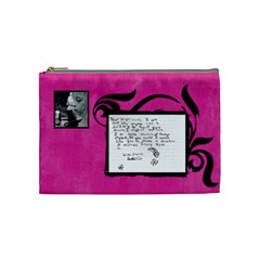 autumn notes medium cosmetic bag - Cosmetic Bag (Medium)