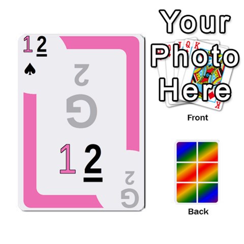 Rainbow Deck V1 17 Deck 1 By Changcai Front - Heart3