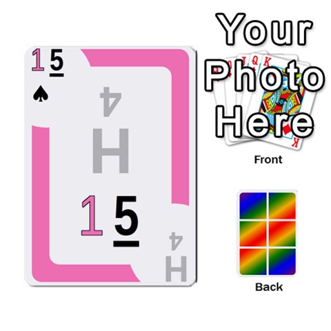 Rainbow Deck V1 17 Deck 1 By Changcai Front - Heart6