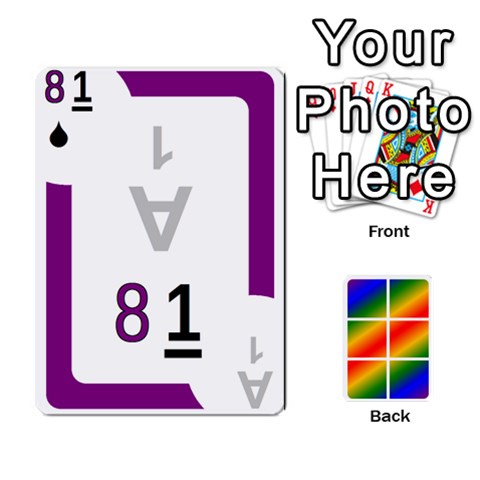 Rainbow Deck V1 17 Deck 3 By Changcai Front - Spade2