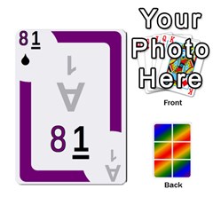 Rainbow Deck v1.17 Deck 3 - Playing Cards 54 Designs (Rectangle)