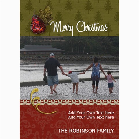 5x7 Photo Cards: Family (christmas) By Jennyl 7 x5  Photo Card - 2