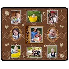 Brown Family Medium Fleece Blanket - Fleece Blanket (Medium)